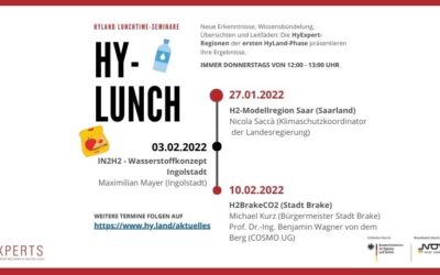 HyLunch Episode 5: Ergebnisse der HyExpert-Region Saarland