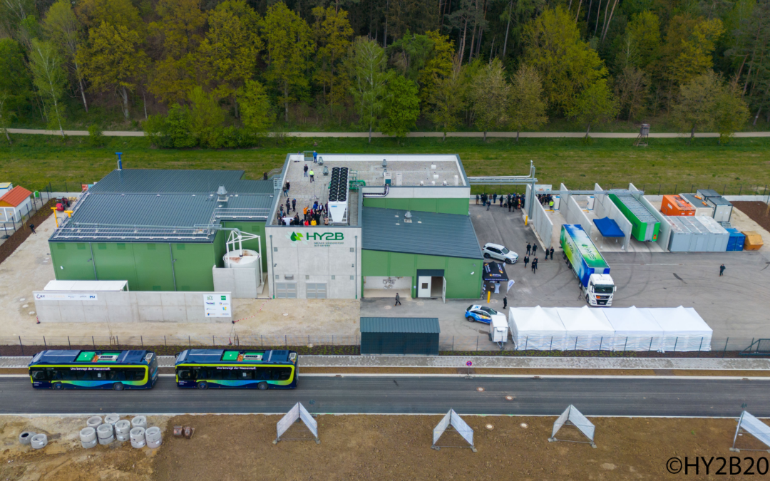 Erste netzdienliche Erzeugungsanlage für grünen Wasserstoff in Südbayern