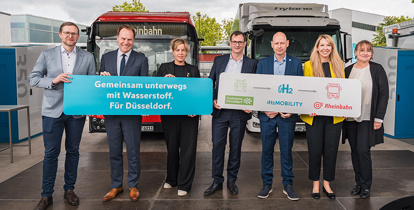 Europas leistungsstärkste Wasserstofftankstelle eröffnet in Düsseldorf